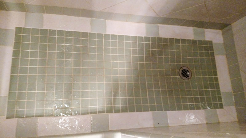 Shower floor tile