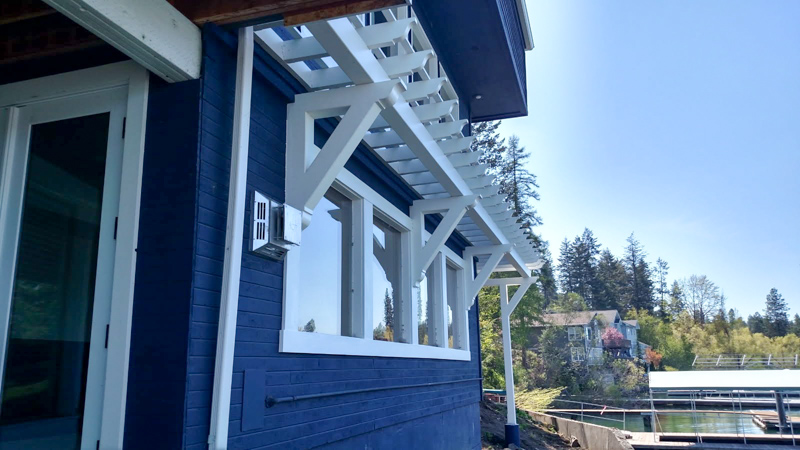 Pergola and window carpentry project